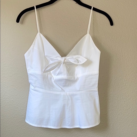 white peplum crop top